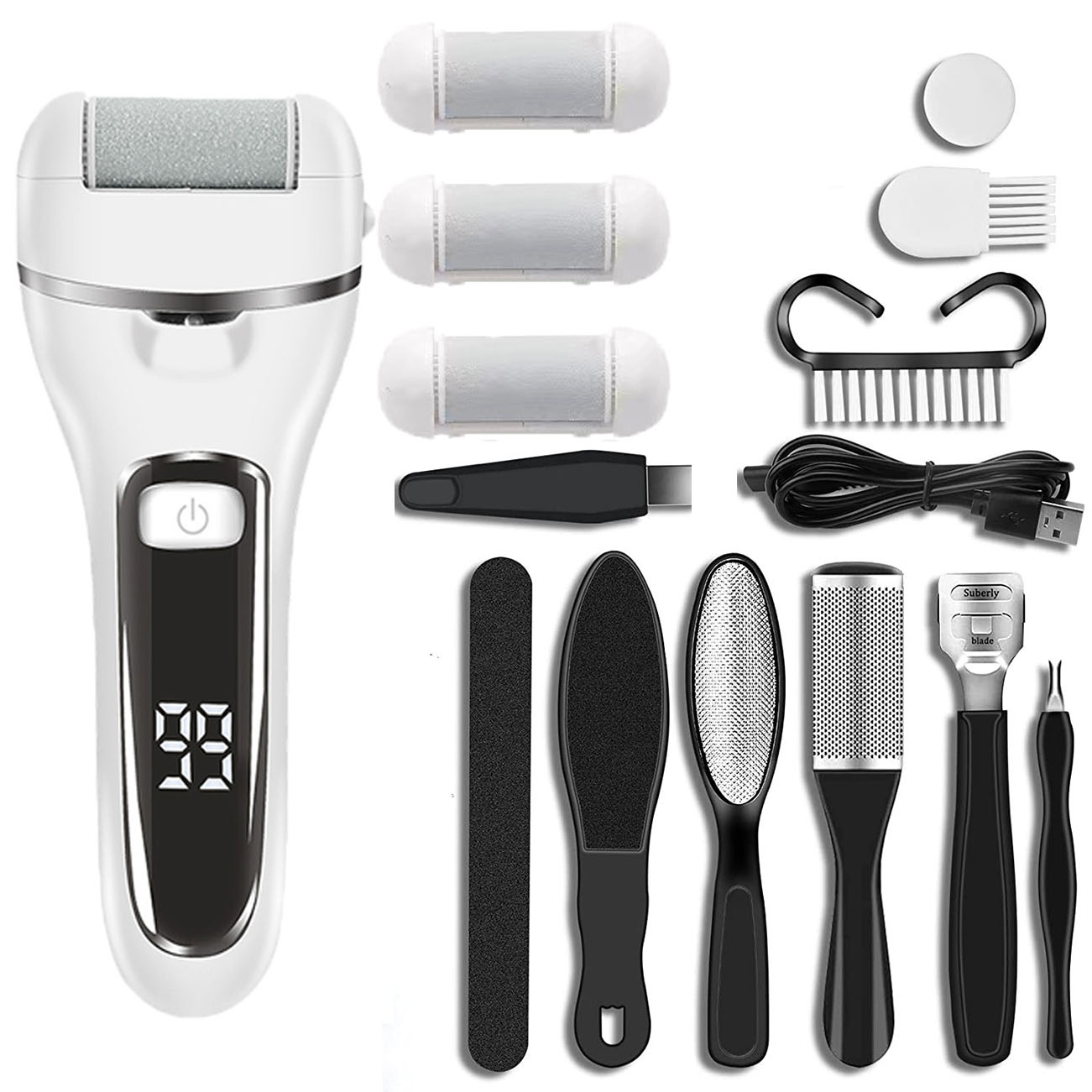 전동 발각질제거기 발바닥 뒤꿈치 뒷꿈치 굳은살 관리 제거 무선 각질 제거기 15,890원