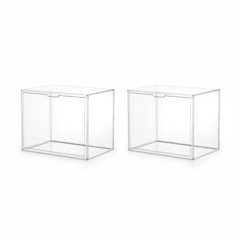 OnB 아크릴 쇼케이스 모듈형 수납 진열장 대형 40*30*25cm, 2개, 투명 24,000원