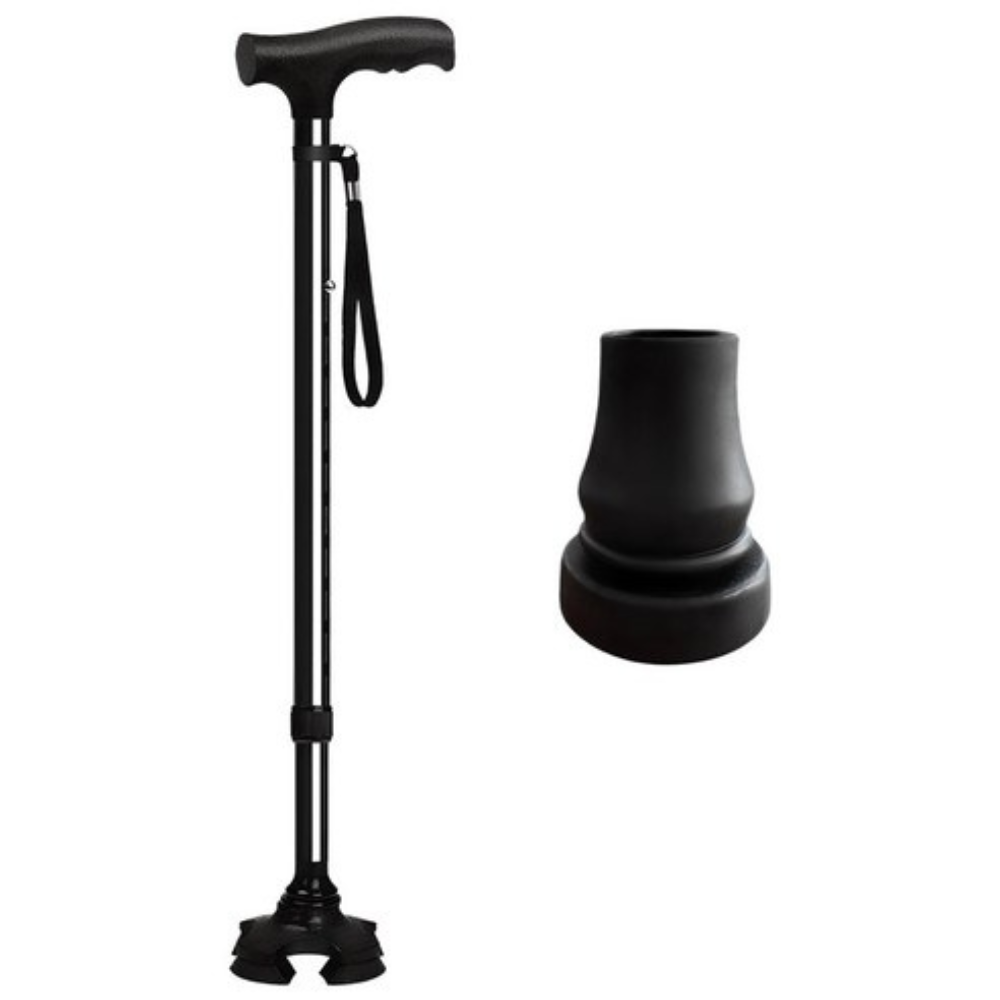 마케즈 초경량 네발 4발 노인 어르신 할머니 할아버지 가벼운 접이식 길이조절용 지팡이 15,500원