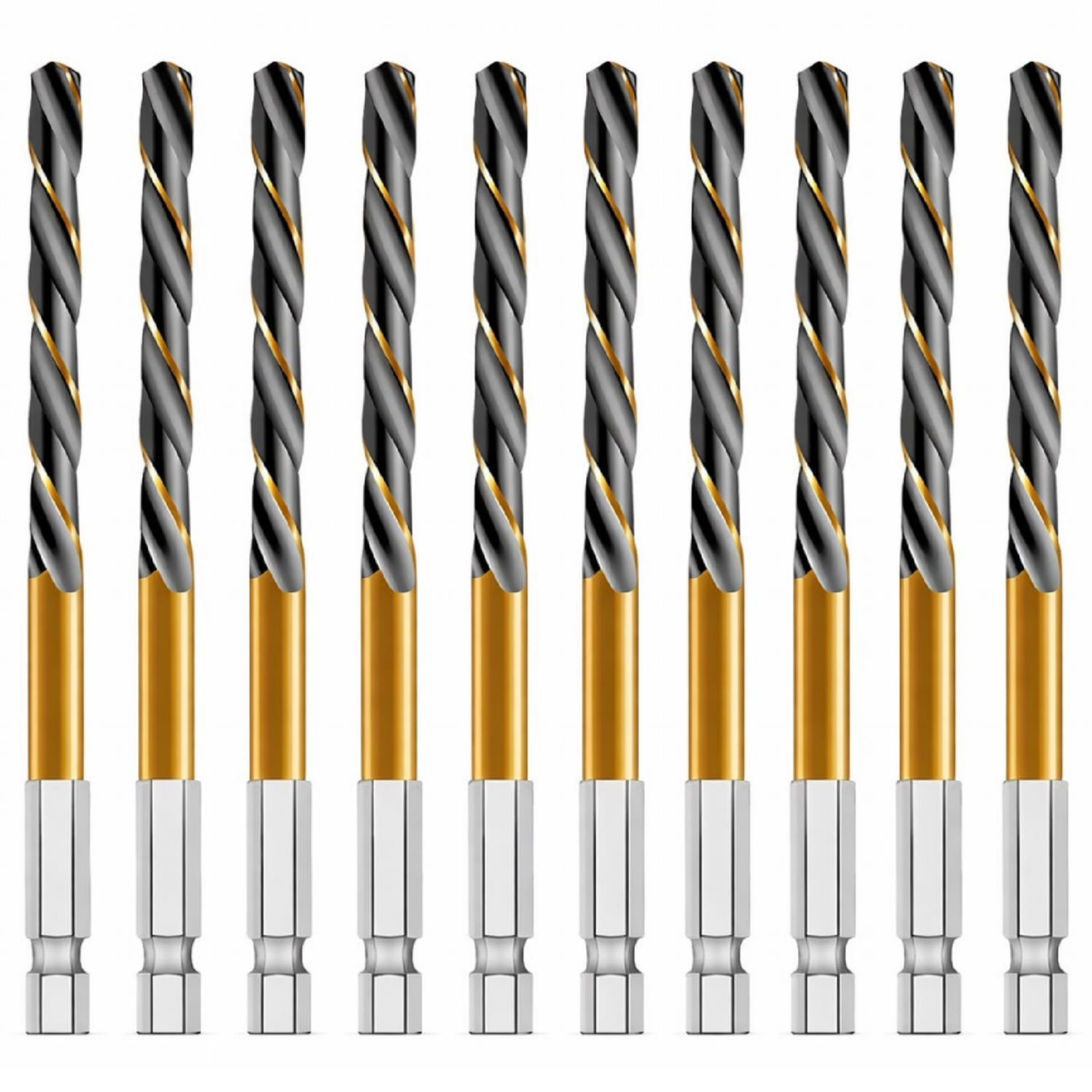 플로메리아 코발트스텐기리 3.5mm 10개입 세트 육각 임팩드릴 호환 서스 드릴비트 스테인레스 드릴날 샤시 철제 철기리 철재 타공, 1세트 17,900원