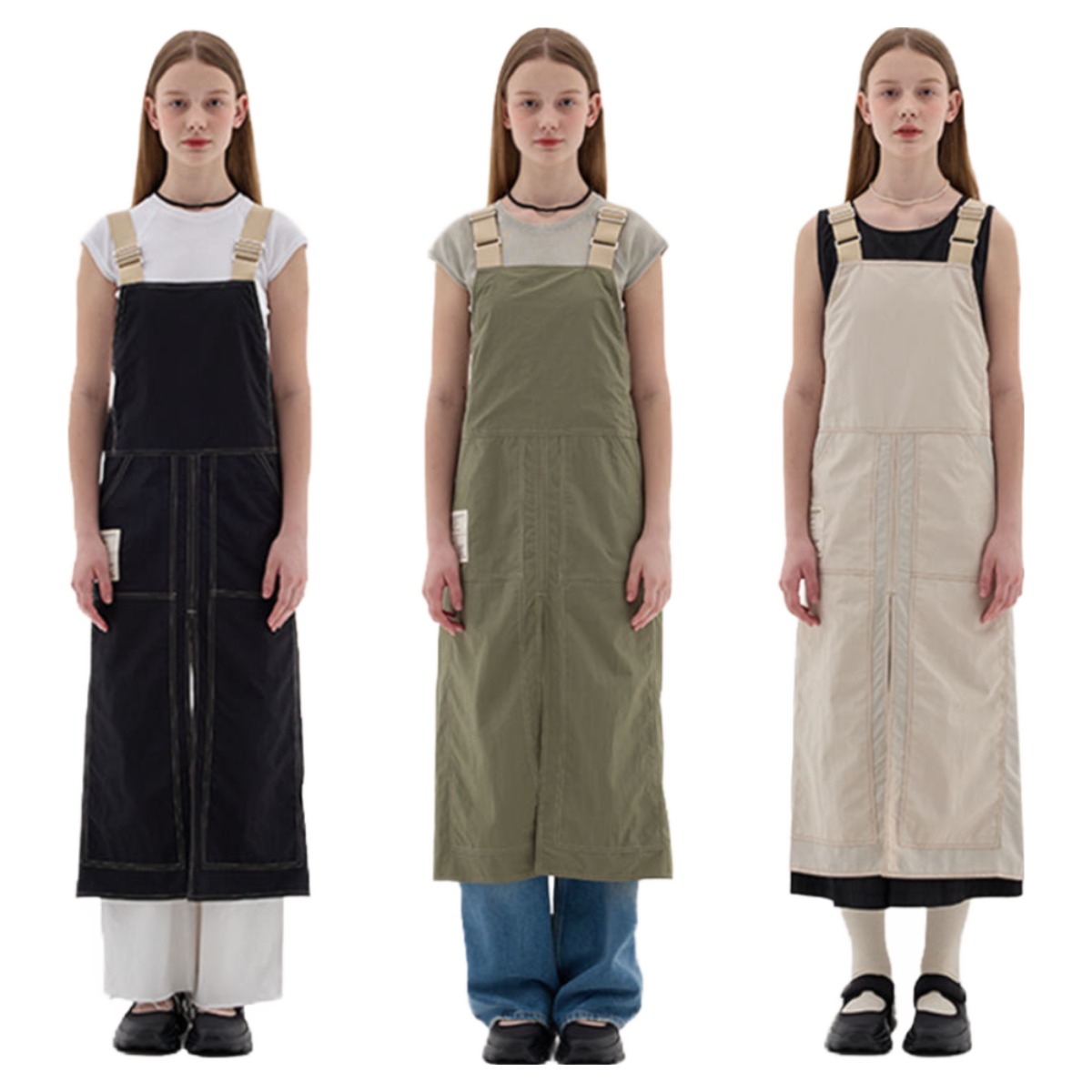 루카너스 자체제작 국산 데이즈 방수 애견 미용 카페 앞치마, 1개, 카키 93,000원