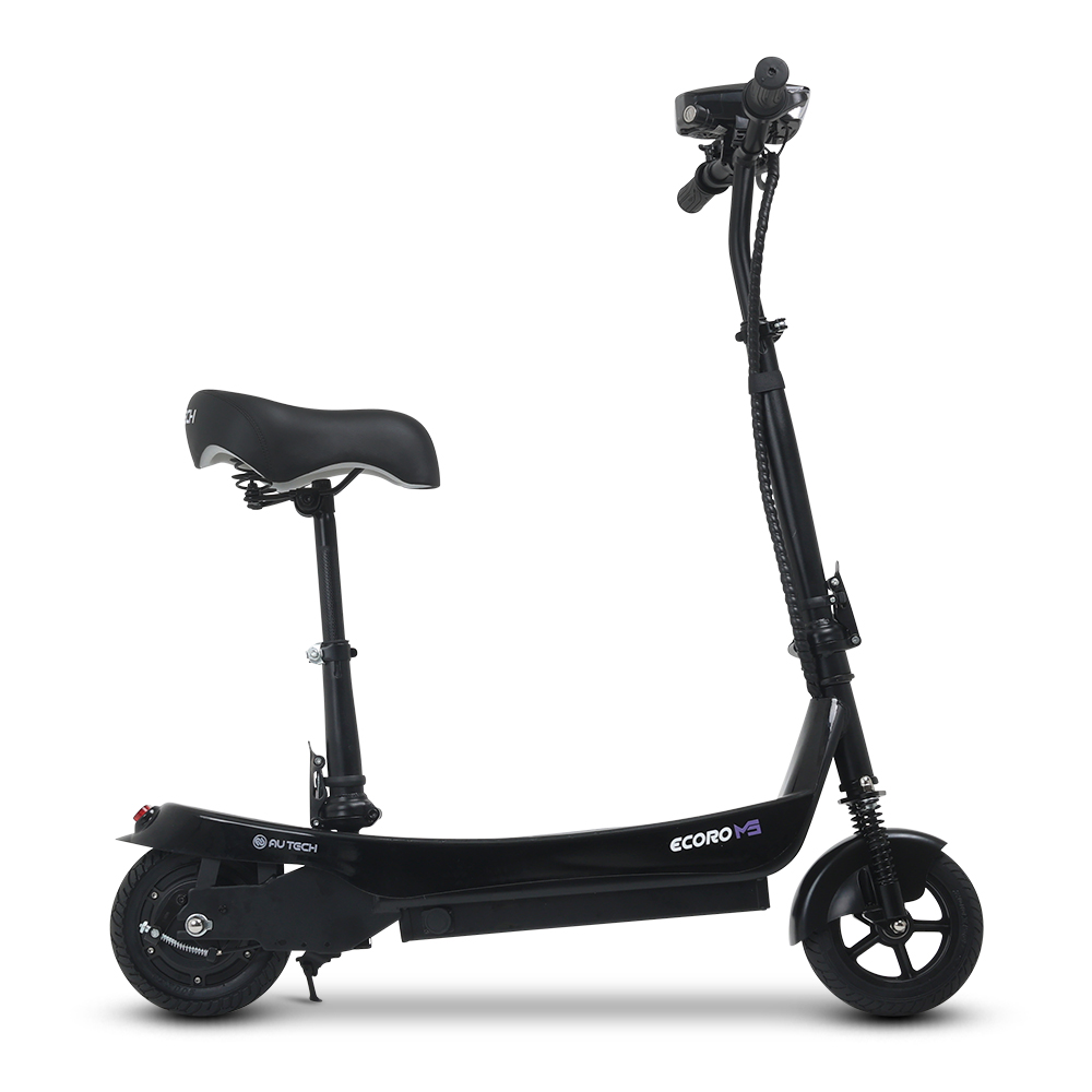 AU테크 에코로 M5 접이식 출퇴근 앉아서 타는 36V 전기 전동킥보드, 1개, 블랙, 에코로 M5 36V 8A {XP} 449,000원