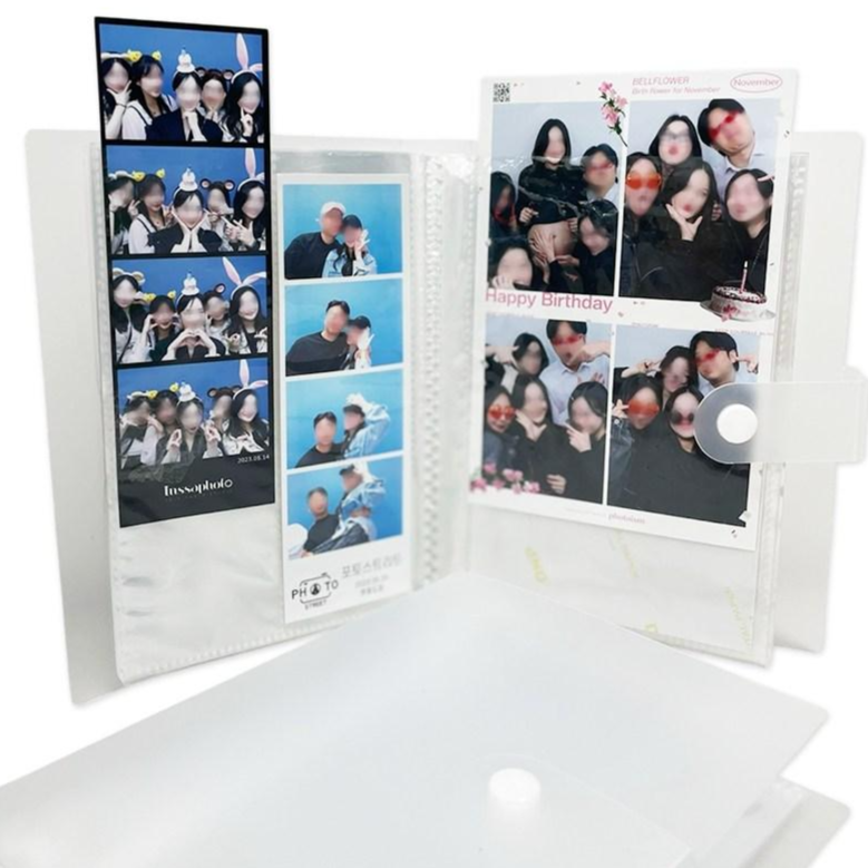 데일앤드 인생네컷 분리형 홀더 사진 앨범 포토북 선물 80P, 40매, 반투명 9,500원