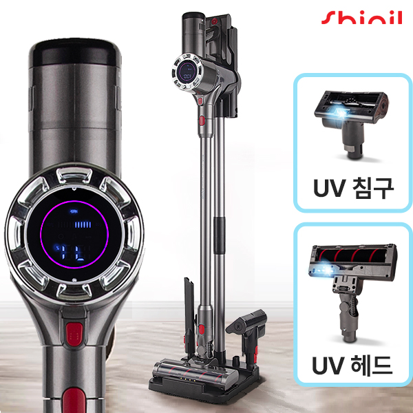신일 380W BLDC 무선 청소기 / UV살균 헤드 / 프리미엄 풀패키지 196,100원