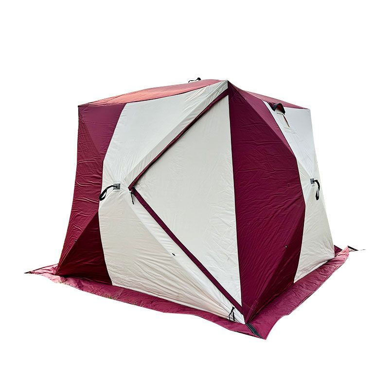 겨울빙판낚시텐트 방풍방수 두꺼운코튼패딩, 5-6인용2.4x2.4x1.8m 204,500원