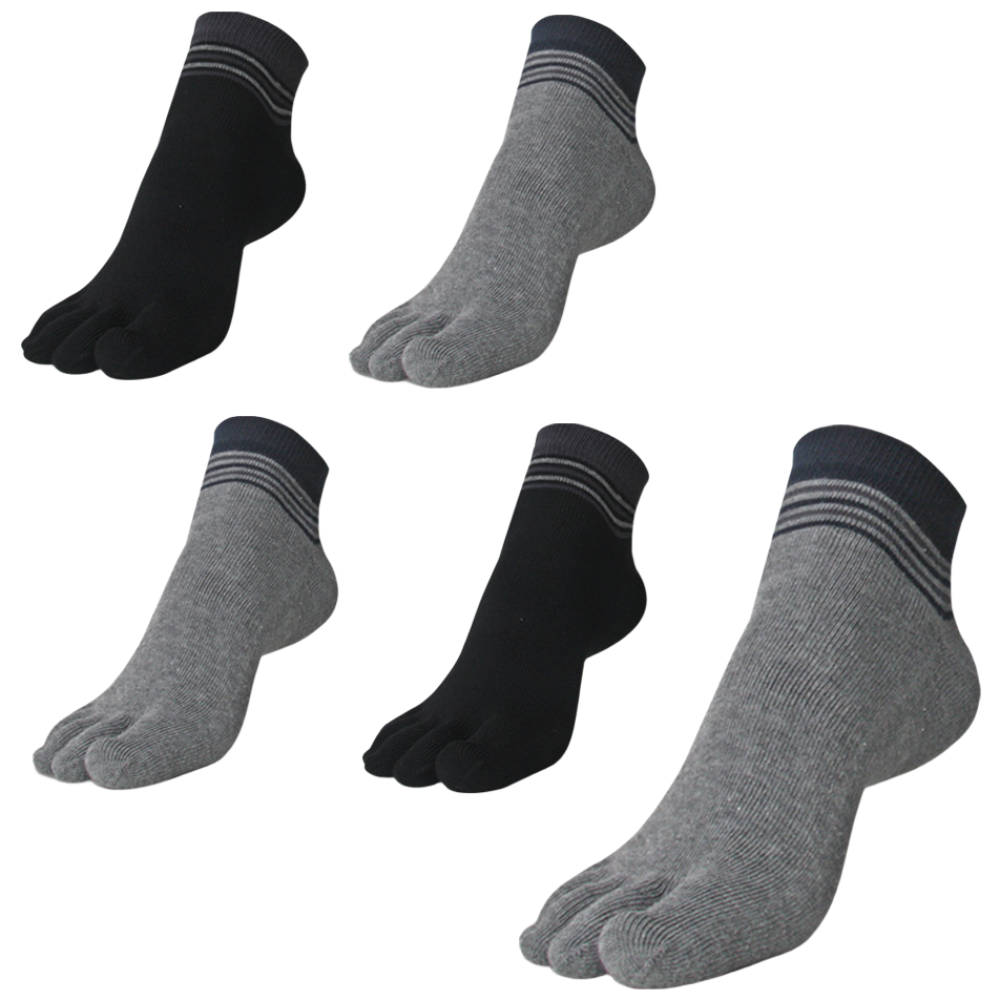 양말조아 발렌티노크리스티 남성용 면100 쿨텍스 땀흡수가잘되는 세련된 목링글 발가락양말 단목/중목 -7켤레 25,900원