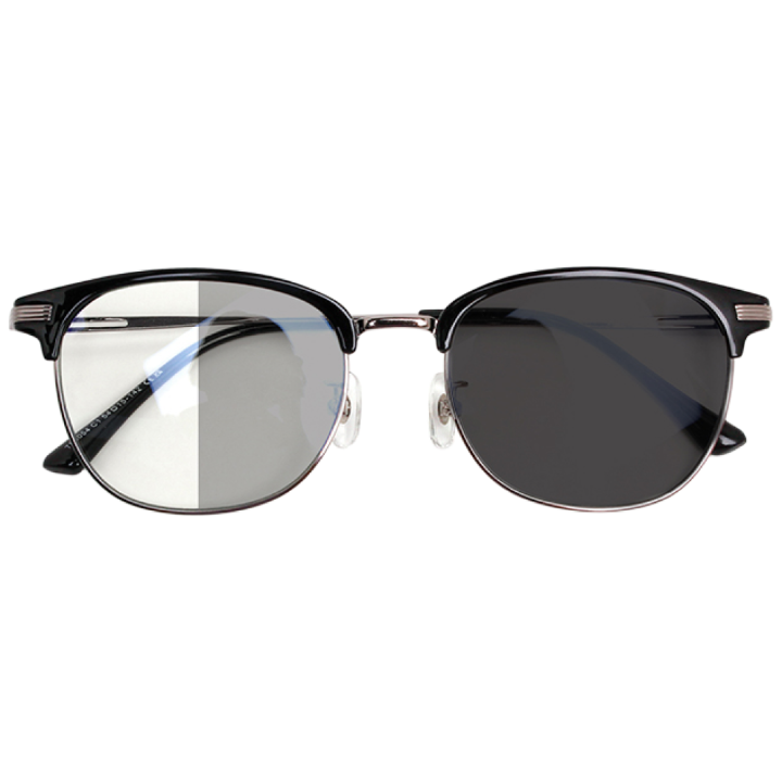 변색안경 JB9 click 하금테 2컬러 블루라이트차단 멀티안경 선글라스 자외선차단 클릭 남녀공용 제이비나인 +케이스+안경수건 49,900원