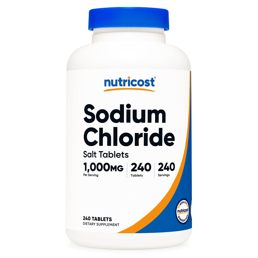뉴트리코스트 소듐클로라이드 염화나트륨 1000mg 240태블릿, 1개, 240정 23,400원