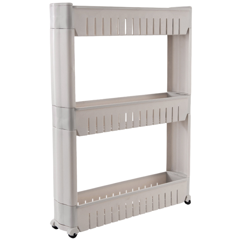 홈프로 이동식 틈새 수납 가능 선반 좁은 공간 활용 주방 욕실 선반, 1개, 화이트(3단) 11,800원