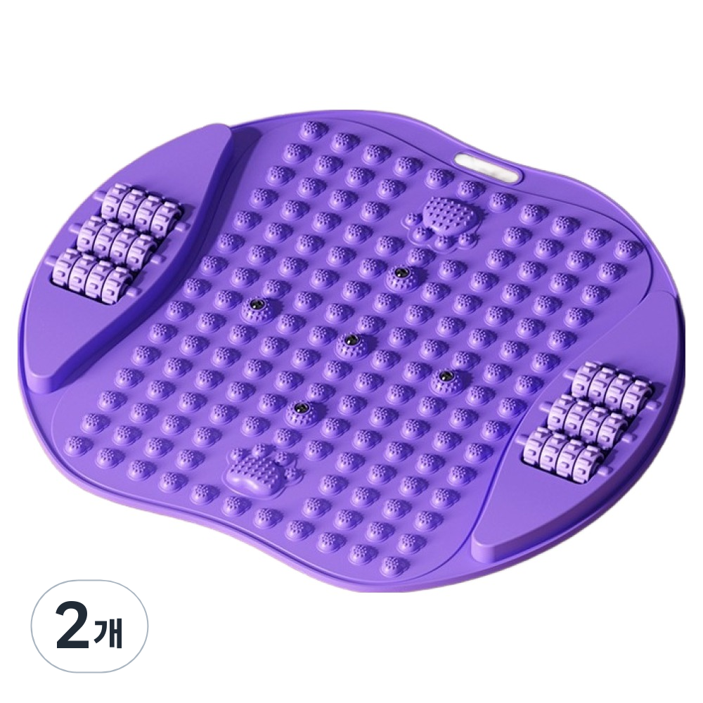 라온템 홈트 발맛사지 지압매트, 퍼플, 2개 31,120원