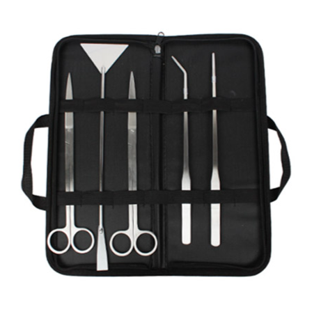 아쿠아비 핸드 스텐 수초정리 공구 실버 5종 + 보관백 세트 23,900원