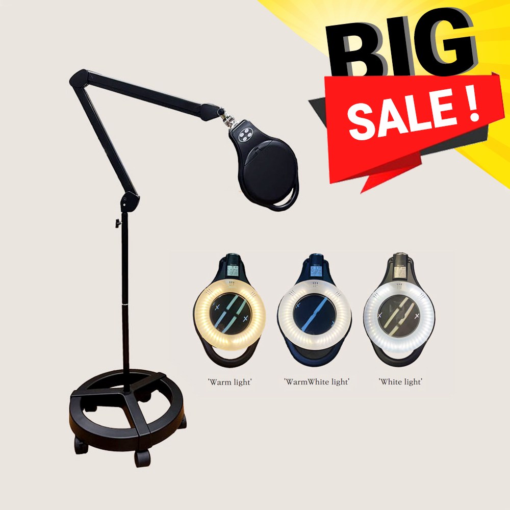 아로 8060L-B LED 스탠드 확대경 피부 네일 아트 타투 문신 왁싱 병원 연구실 166,800원
