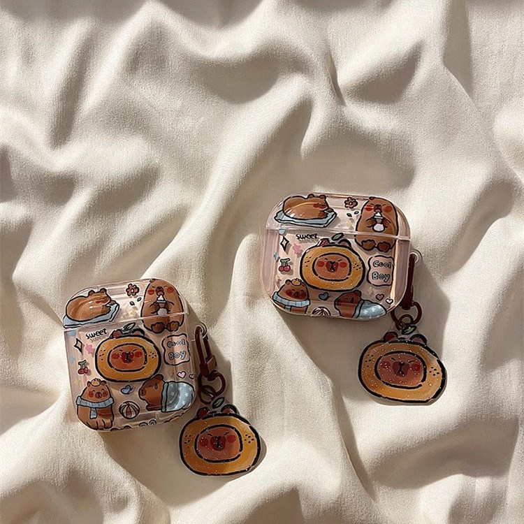 크군 프린팅 카피바라 에어팟 케이스 키링 18,300원