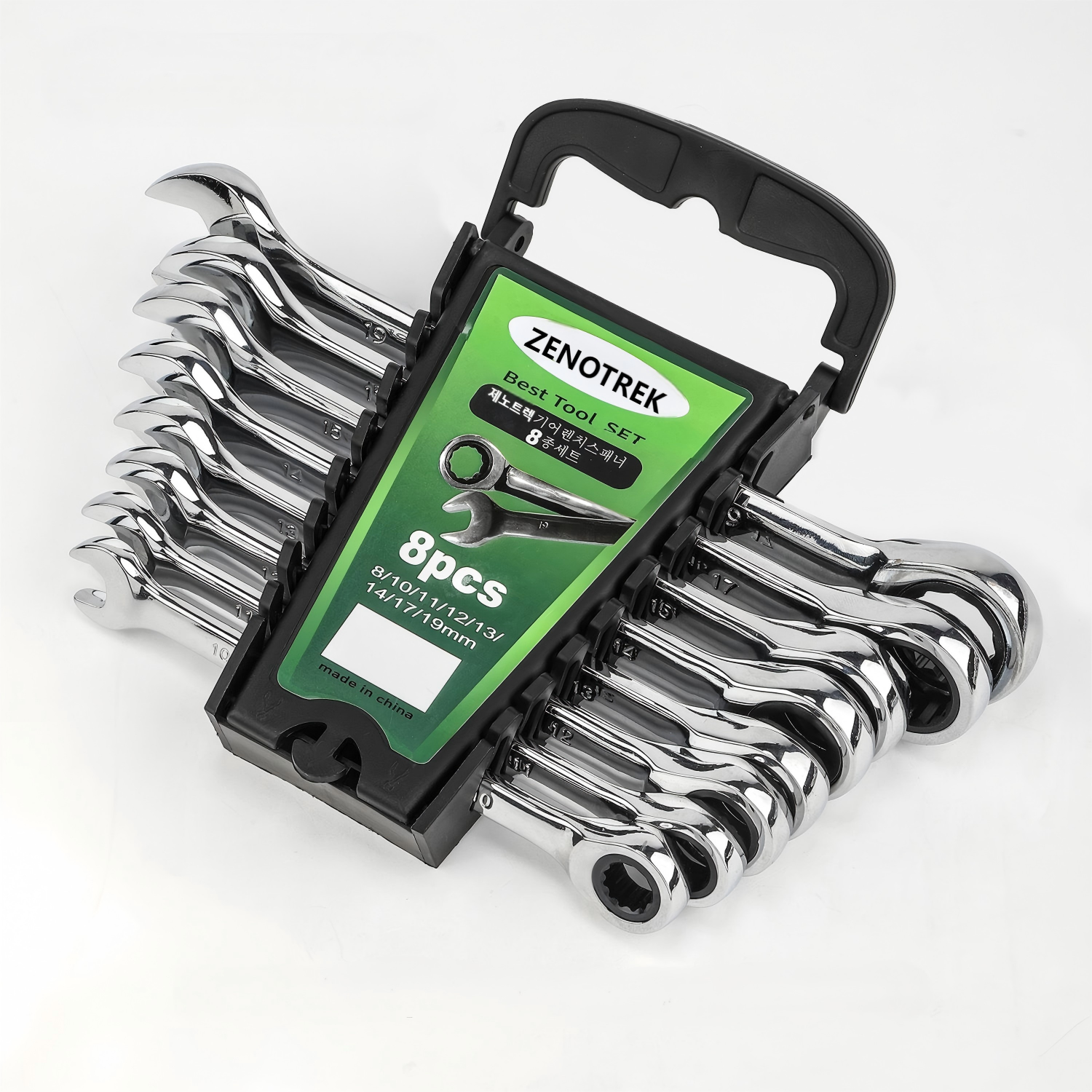 ZENOTREK제노트렉 72기어라쳇렌치 스패너세트 8PCS 8개 공구 기어라쳇렌치 라쳇 스패너세트 ,1세트라쳇 렌치,라쳇렌치,라쳇,공구 스파나세트,깔깔이 스패너 세트,스페너셋트,, 1세트 24,800원
