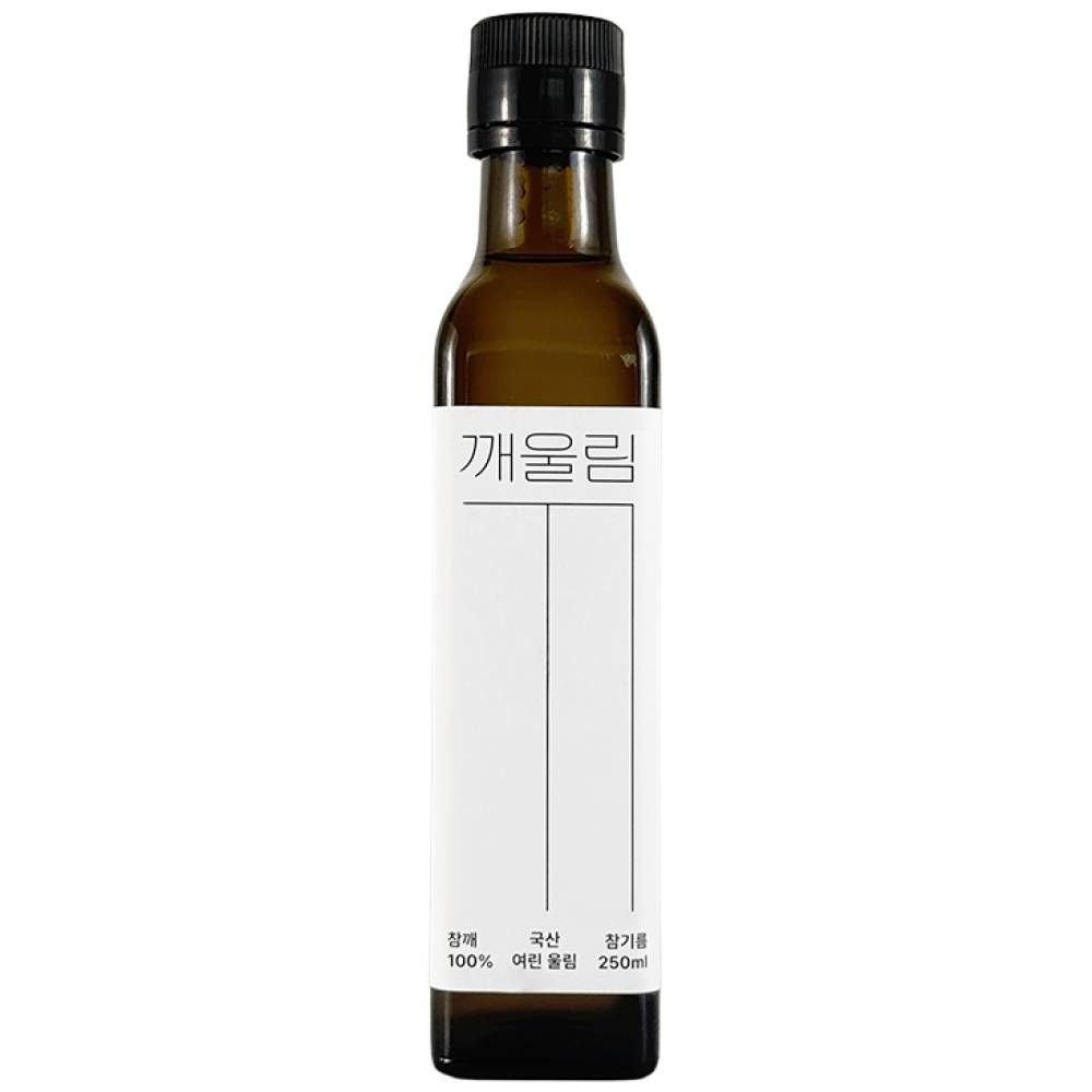 [깨울림] 국산 냉압착 생참기름 (여린 울림) 33,900원