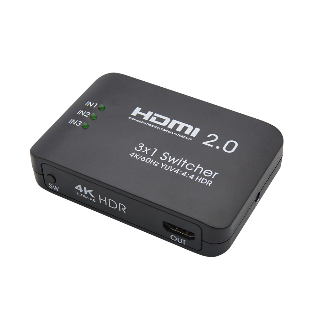 컴스 4K UHD HDMI 2.0 3대1 선택기 60Hz HDR 지원 28,070원