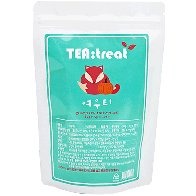 티트리트 여우티 팥호박차, 1.55g, 20개입, 1개 10,600원