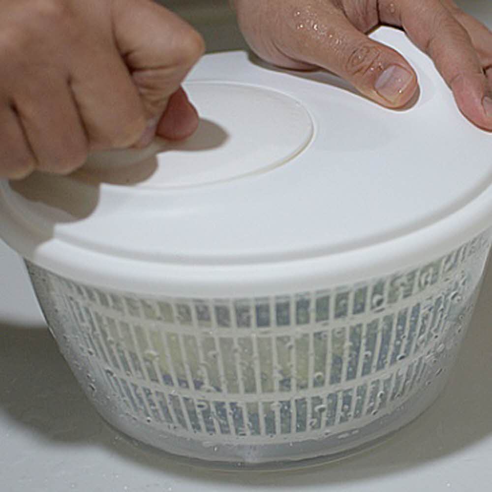 이케아 채소탈수기 화이트 채소물기제거 상추탈수기 7,700원