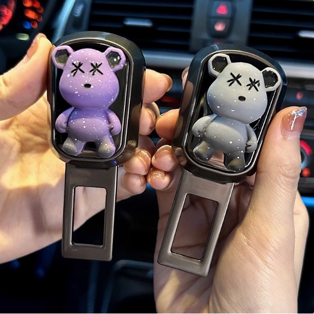 치트몰 유니크한 안전벨트 연장 클립, 1세트, 퍼플+그레이 12,800원