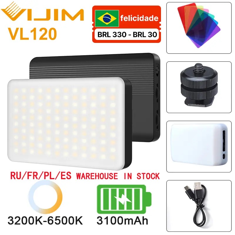 VIJIM 블랙 미니포켓 LED 카메라 조명 61,900원