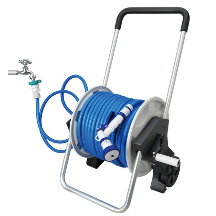 국산 이동식방차 포터블호스릴 30m 릴호스 세차호스, 1개 65,900원