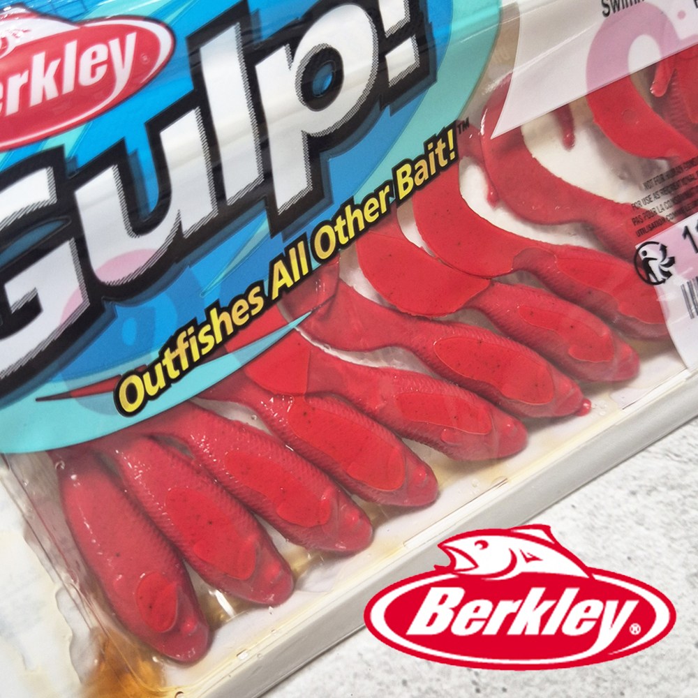 버클리 걸프 스위밍 뮬렛 레드 RD 다운샷 우럭 그럽웜 12,000원