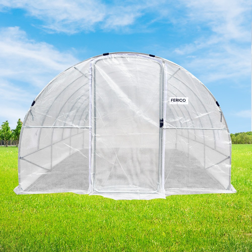 조립식 비닐하우스 여닫이 도어타입 소형 다육이 온실 자재 농장 텃밭 농막 창고 페리코 FPD-432AV 321,000원