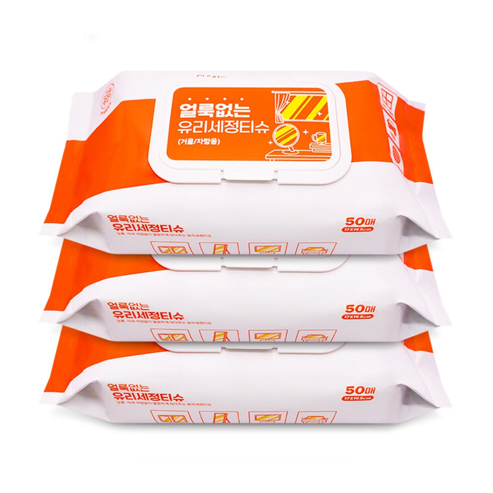 아이프리 얼룩없는 유리 세정 티슈 50매 16,140원