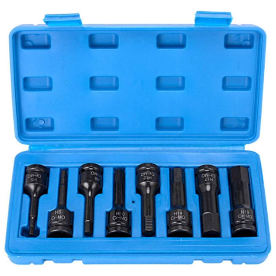 육각소켓세트 롱비트소켓 임팩용 깔깔이 복스알 마그네틱 롱소켓, 1세트 19,400원