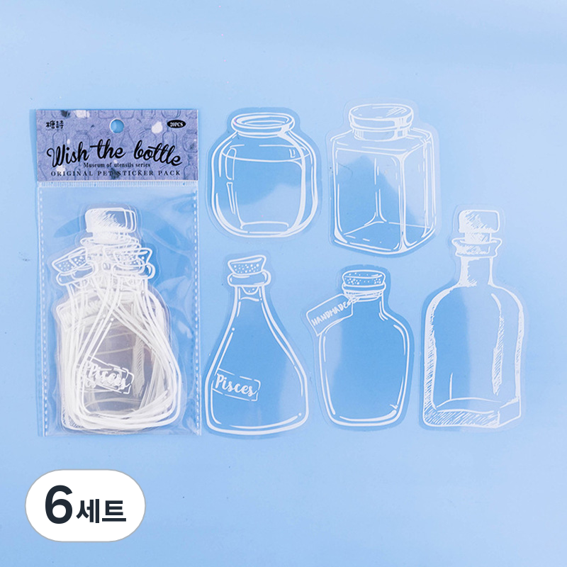마다꾸미 다이어리 북마크 DIY 압화 꽃 코팅지 5종 x 4p 세트 위시보틀 36,000원