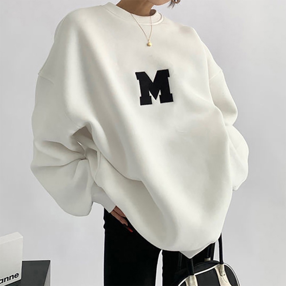 여성 오버핏 루즈핏 맨투맨 기모안감 티셔츠 3color 56,800원