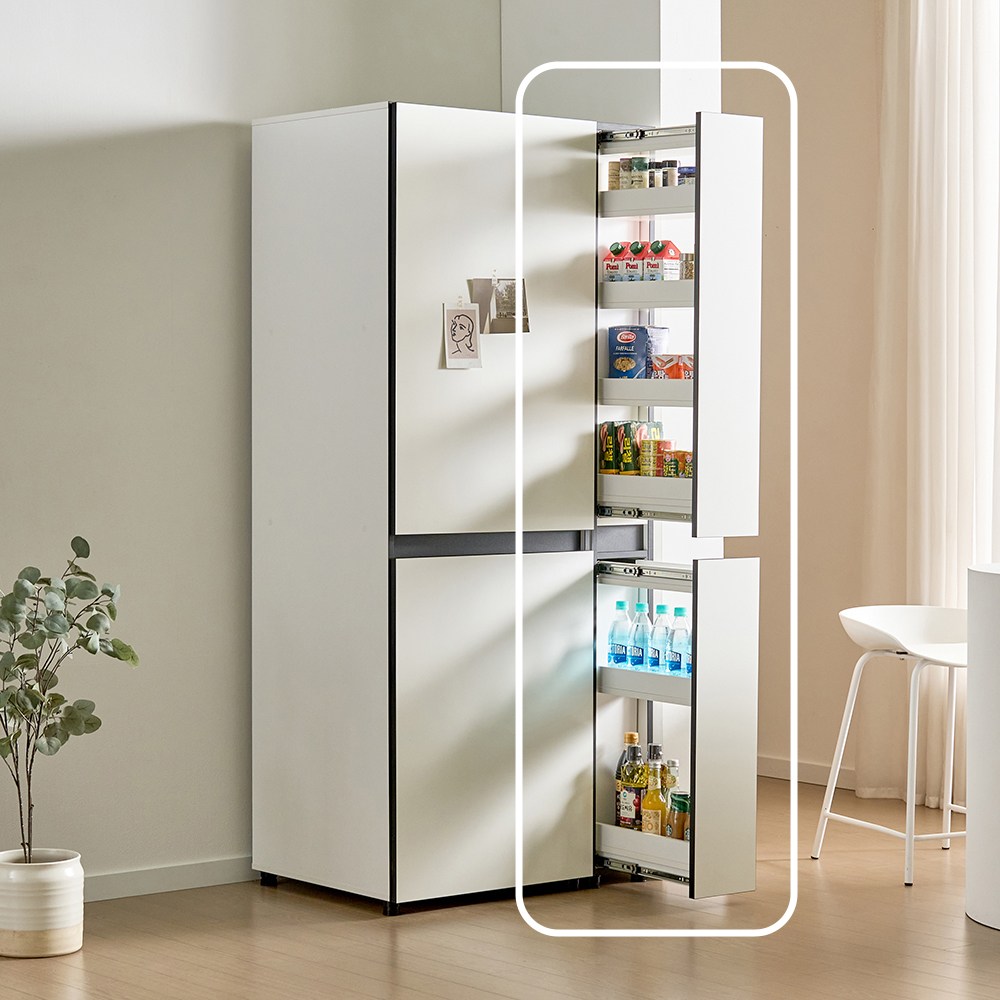 사사가구 엠마 E0 200 2단 슬라이딩 주방틈새장 170,900원