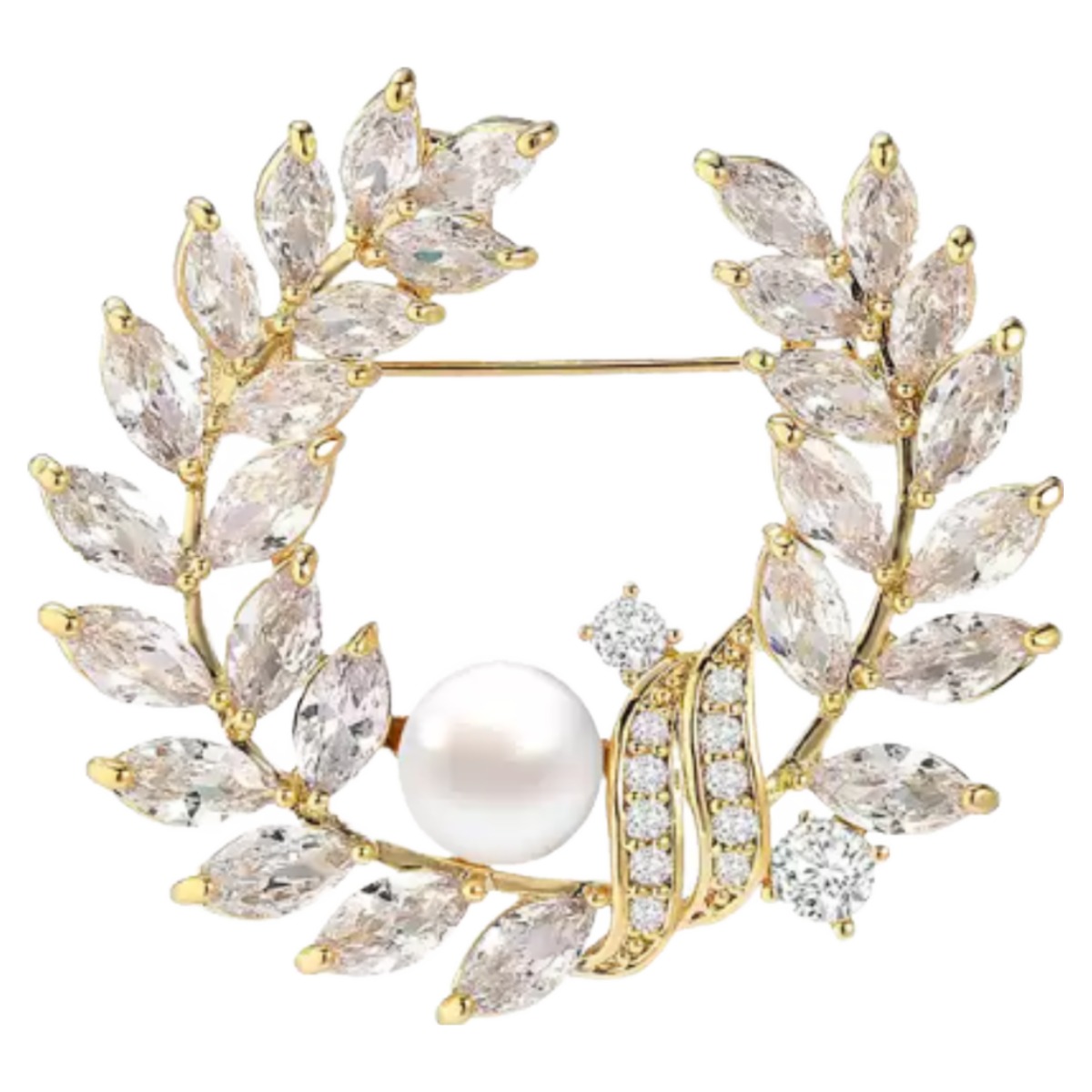 XUEYA 기질 코트 버클 여성 진주 고급스러운 럭셔리 다채로운 매치 옷감 니트 정장 가슴 플레이트 고정 옷바늘 25,300원