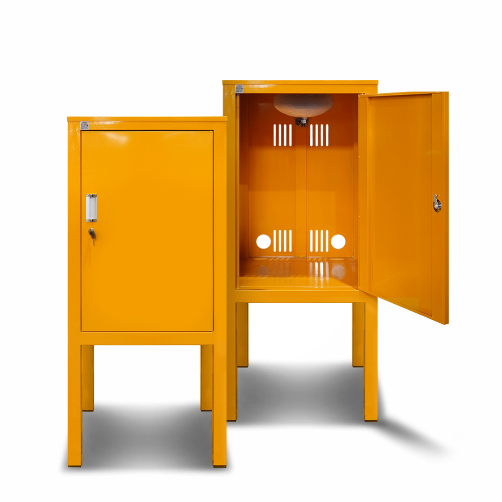 지게차 충전기 보관 함 케이스 중장비 배터리보관함 소화기포함 스윙도어 문 개폐형, 오렌지, 1개 406,000원