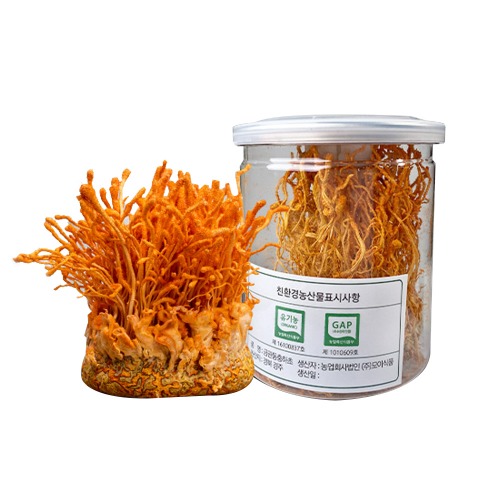 (국산)금관 동충하초 원형 유기농 건조 35g, 1개 15,000원