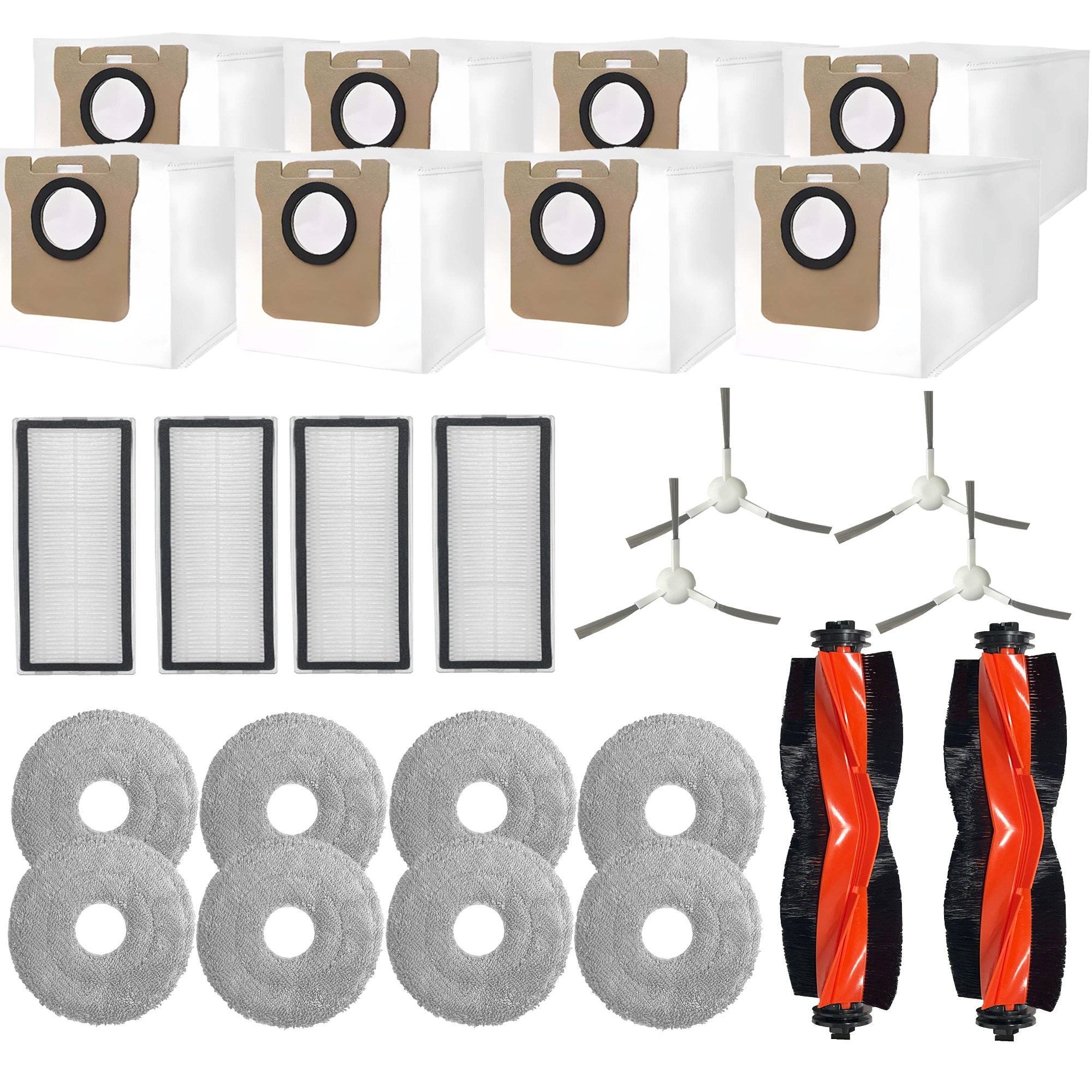 [호환] BNC INT 샤오미 X10+ X20+ B116CN 소모품 5종 SET 먼지봉투 물걸레 필터 브러쉬 더스트백 메인브러쉬 28,000원