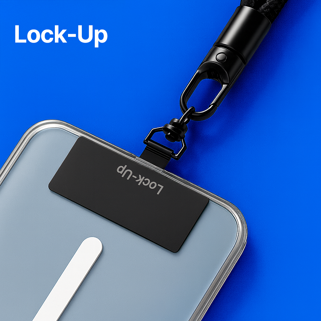 락업 도난방지 핸드폰 스트랩 강화 세트 줄, 1개, 블랙 10,900원