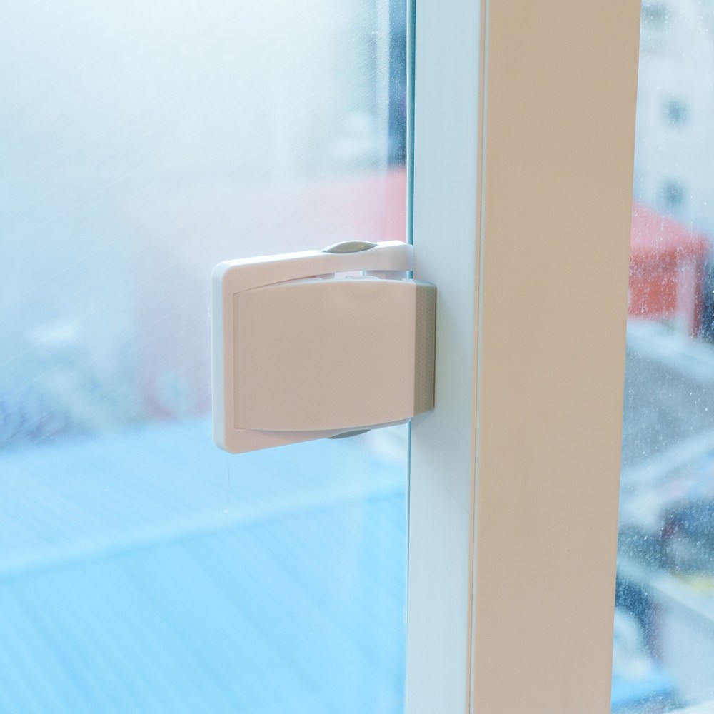 창문 미닫이 부착식 안전 잠금장치 그레이, 1개 4,650원