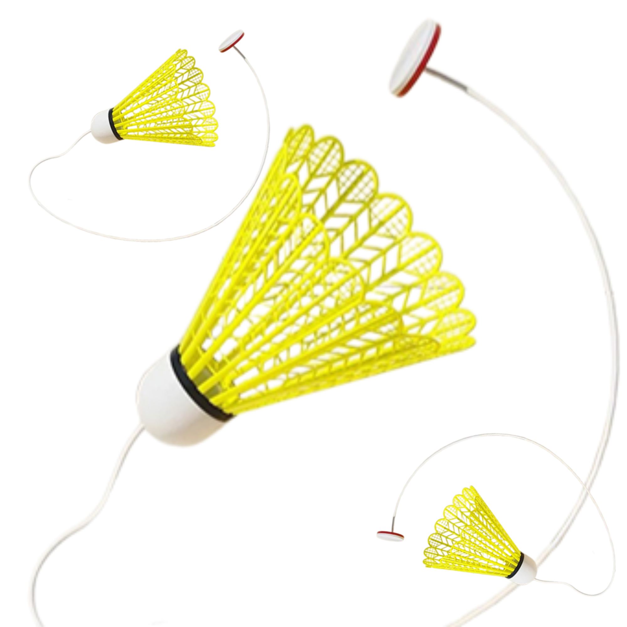 실내 배드민턴 리턴콕 셔틀콕 3개+ 탄성고무줄 40개 + 접착스티커 3개 + 평행선 3개 세트 9,390원