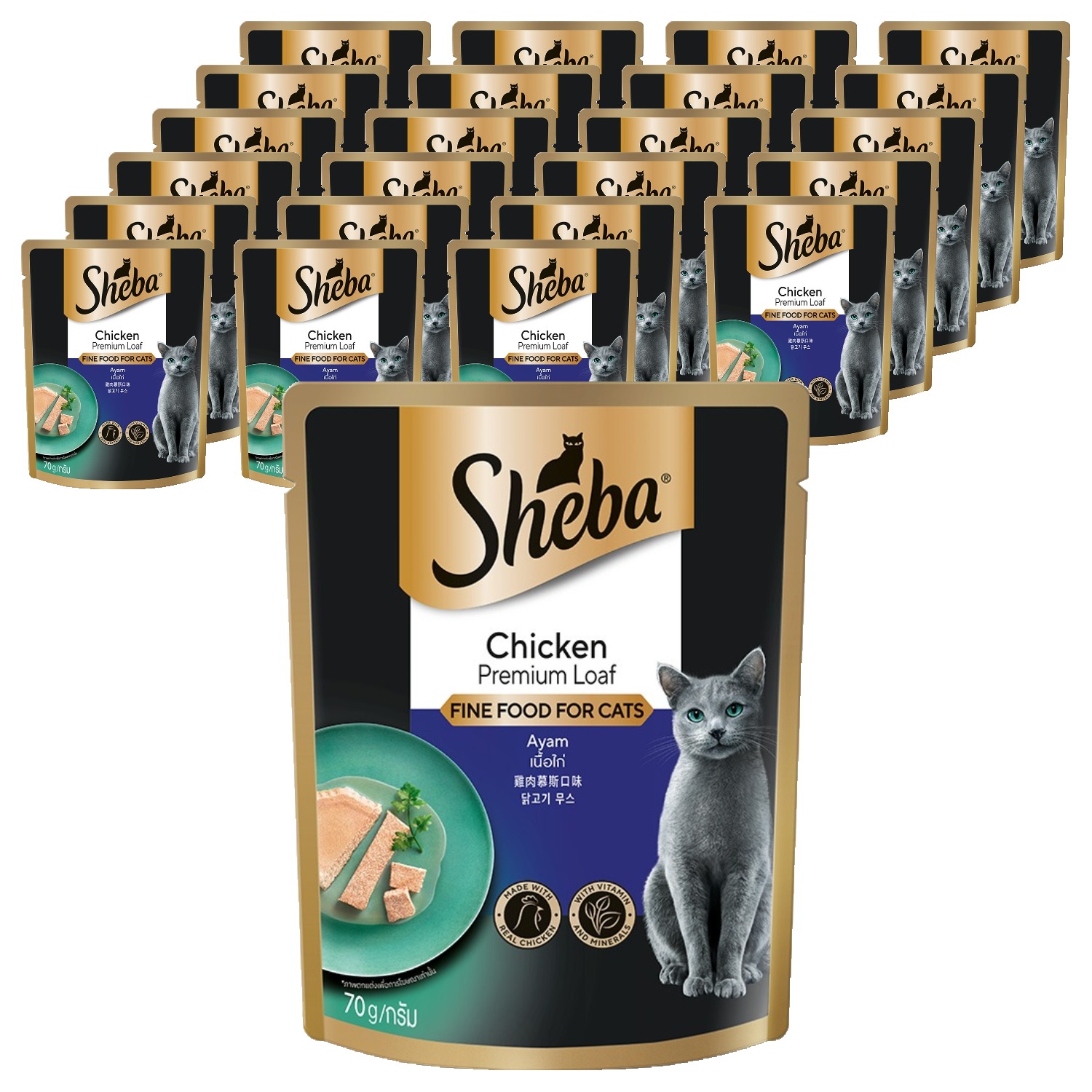 쉬바 1세이상 고양이 간식 파우치 26,000원