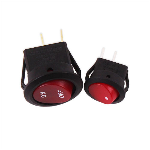 2단 원형 락커 스위치 소/대 ON/OFF기능 2핀 레버형 가구 매입형 스위치류, 1개, 2단 원형 락커 스위치(소) 800원