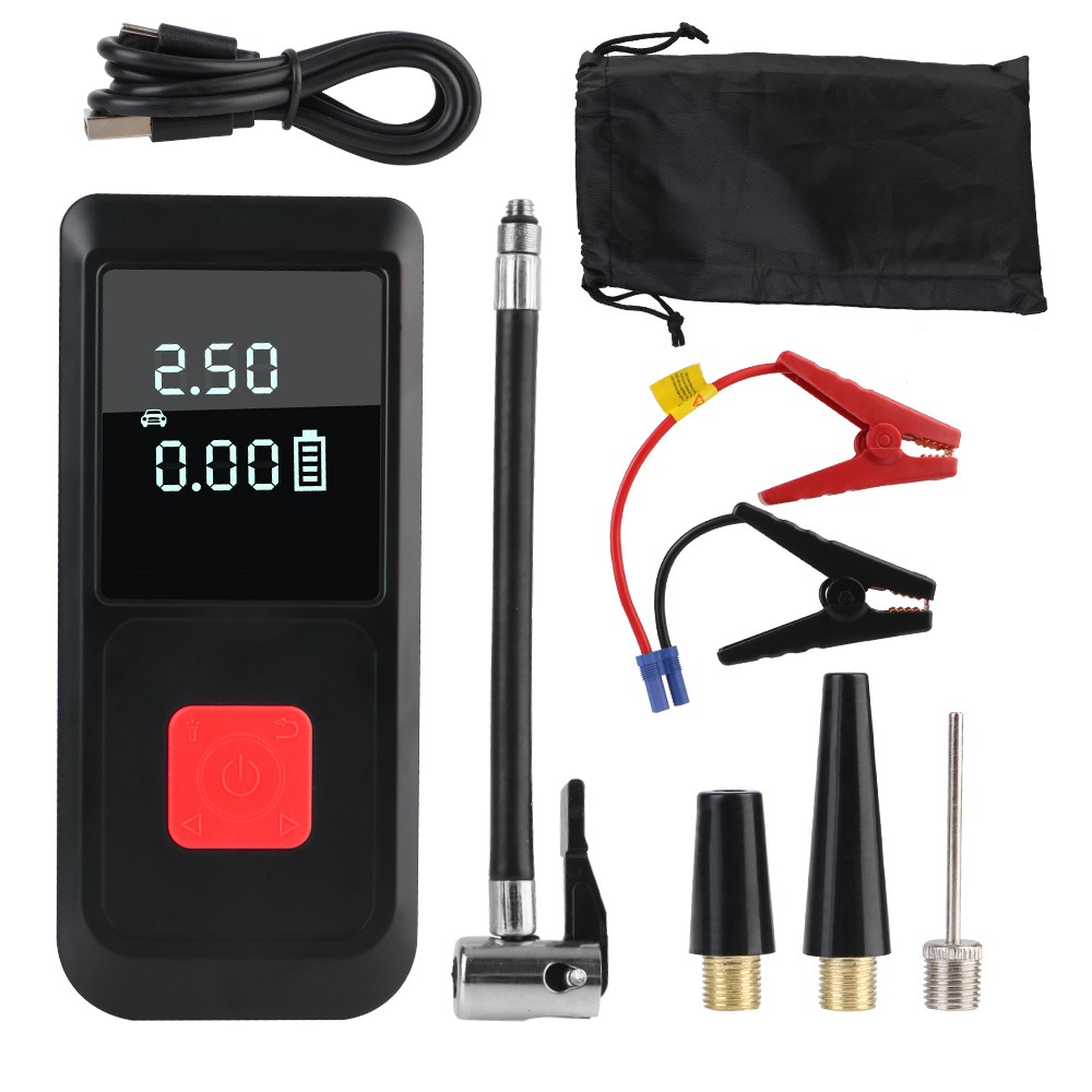 차량용 휴대용 공기주입기 보조배터리 타이어 공기 펌프 LED 조명 점프 스타터 압축기 자동차 파워 팩 1000 59,200원