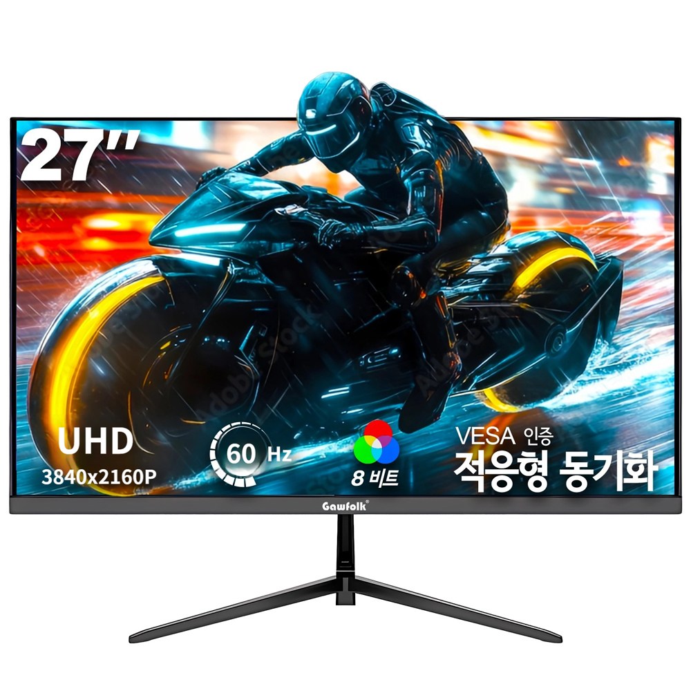 27인치 게이밍 모니터, 4K UHD 모니터, IPS패널, 60Hz VA패널, 4K 60Hz, 70cm 250,000원