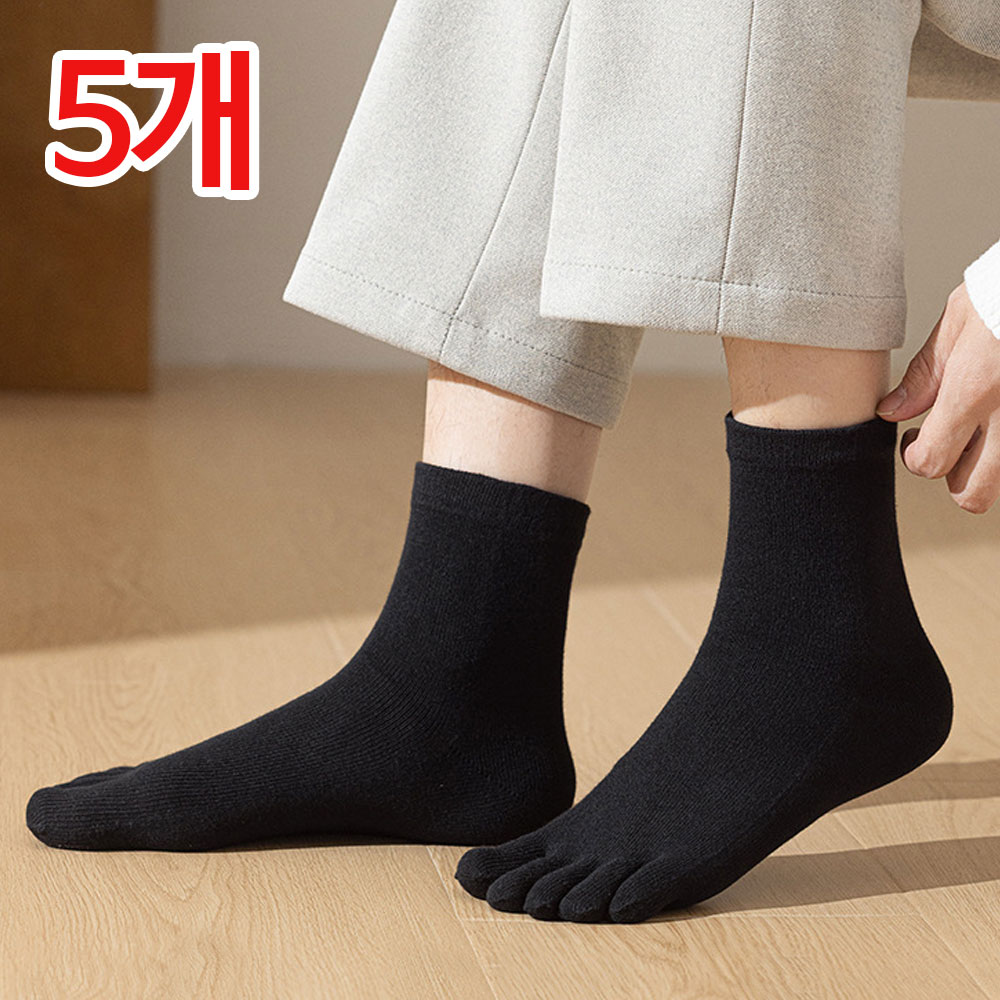 살림공작소 남자 발가락양말 5켤레 땀냄새 무좀 예방 18,800원