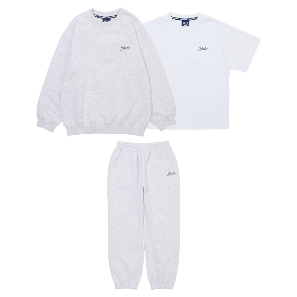 예일키즈 아동용 핸섬댄 맨투맨 + 반팔 티셔츠 + 조거팬츠 세트 YJCCSEF13427 49,420원