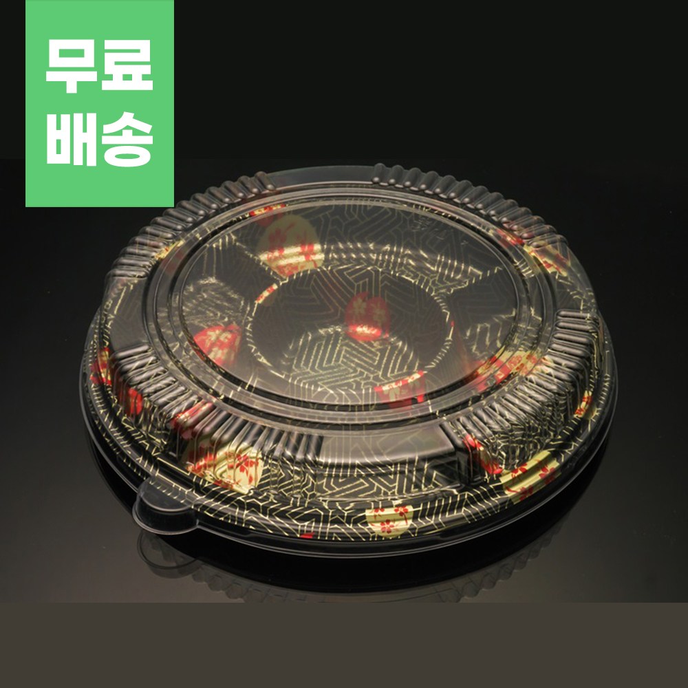 사쿠라 원형 초밥용기 120개 200개 300개 세트 선택 일식용기 도시락 배달용기 130,900원