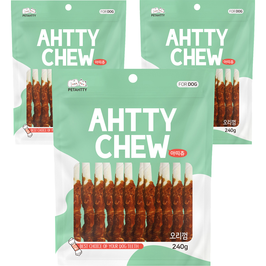 아띠츄 애완동물 딩고 우유스틱껌, 오리, 240g, 3개 19,900원