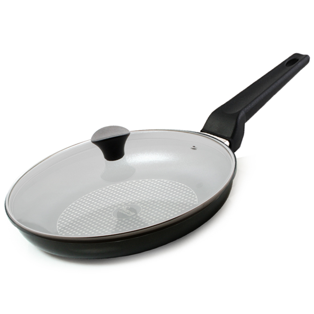 국산 키친아트 뚜껑세트 블랙 다이아몬드코팅 프라이팬, 1개, 뚜껑 + 프라이팬20cm, 블랙, 현재가 18,300원