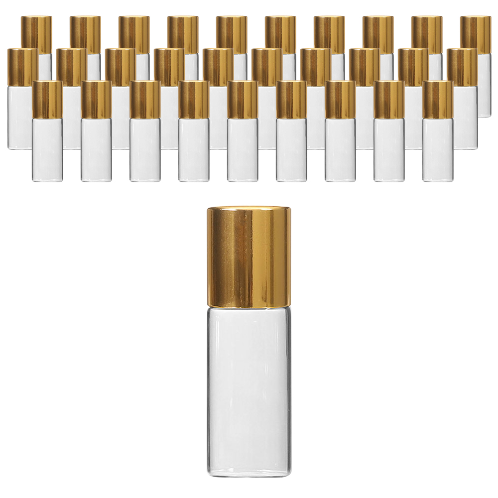 강군샵 롤온 향수 공병 3ml, 30개, 투명(용기) + 골드(캡) 7,600원