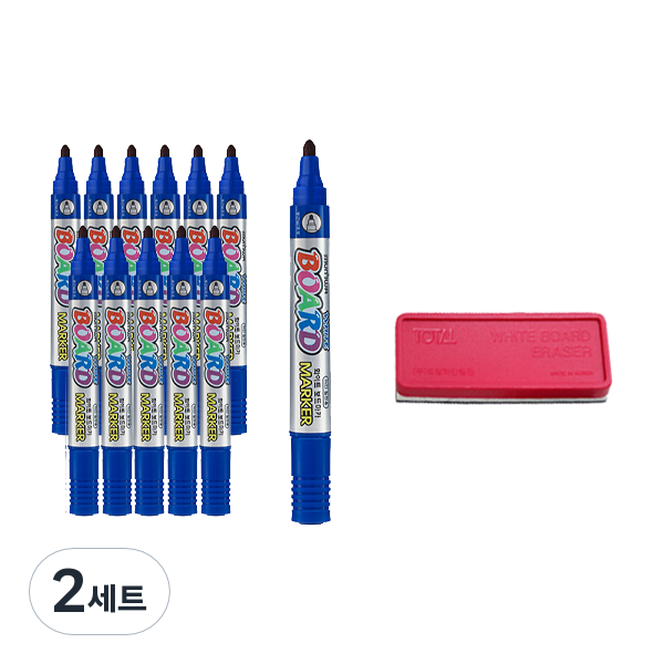 동아 문화 보드마카 12p + 보드마카 지우개 문구세트 10,380원